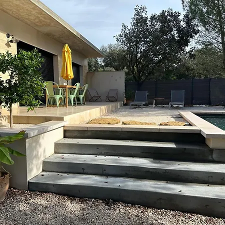 Maison Jeannot - Climatisee Avec Piscine Vakantiehuis Vers-Pont-du-Gard