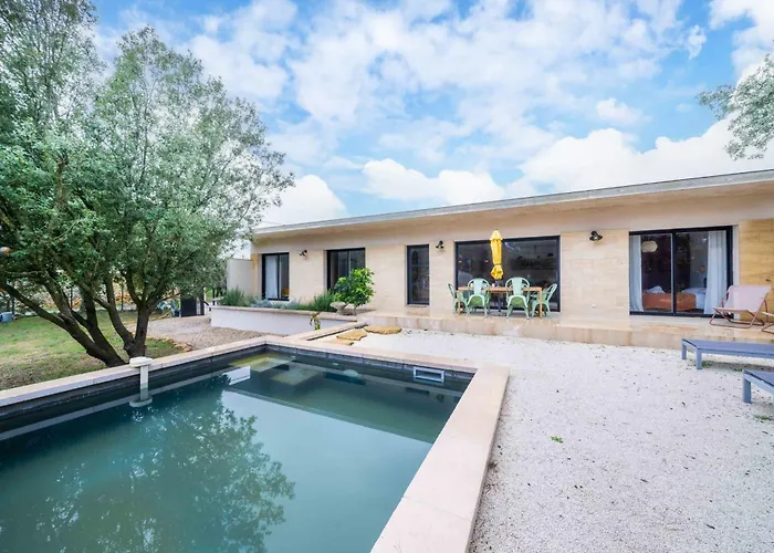 Maison Jeannot - Climatisee Avec Piscine Vakantiehuis Vers-Pont-du-Gard